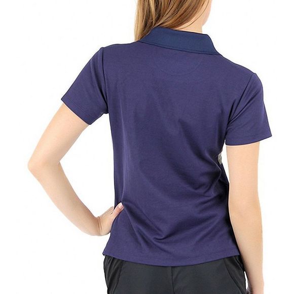 Speedo 7201312 041 Women's Size LARGE Navy Blue Grey Gray Tech Polo Shirt - Picture 5 of 5